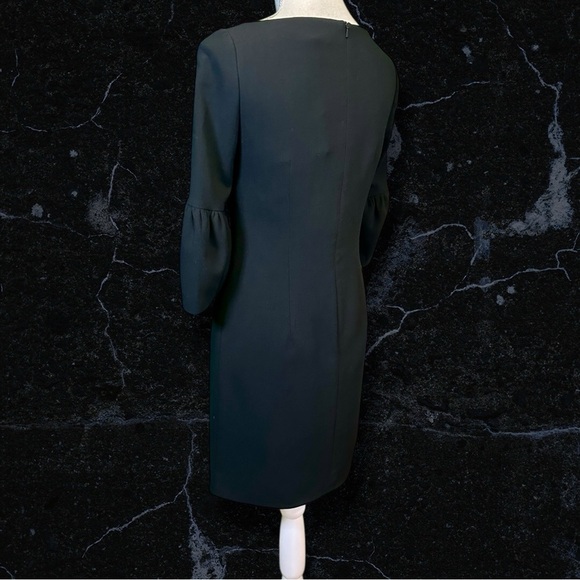 NWT Black Halo ‘Mooreland’ Mini Puff Sleeve Shift Dress in Black Size 0 - Picture 9 of 16